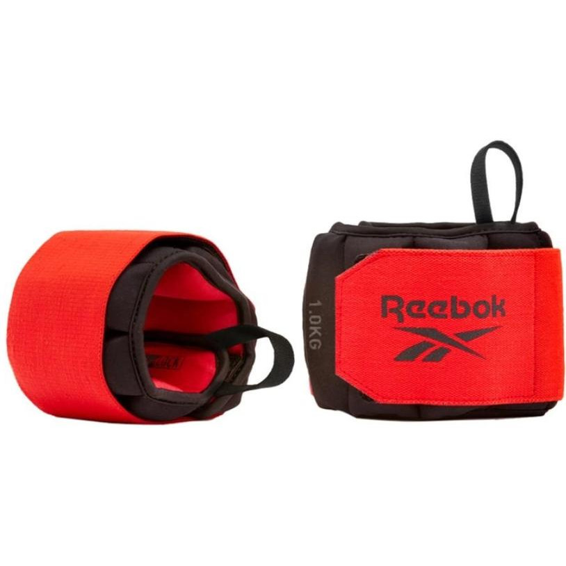 Reebok Flexlock Wrist Weights чорний, червоний Уні 1.0 кг - зображення 1