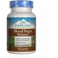   RidgeCrest Herbals Комплекс для Нормализации Сахара в Крови Blood Sugar Balance, RidgeCrest Herbals, 120 гелевых капсул