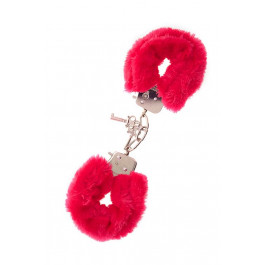   Dream toys Наручники,Metal Handcuff with Plush, RED (T160028)