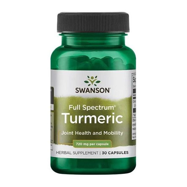 Swanson Turmeric 720 мкг 30 капс - зображення 1