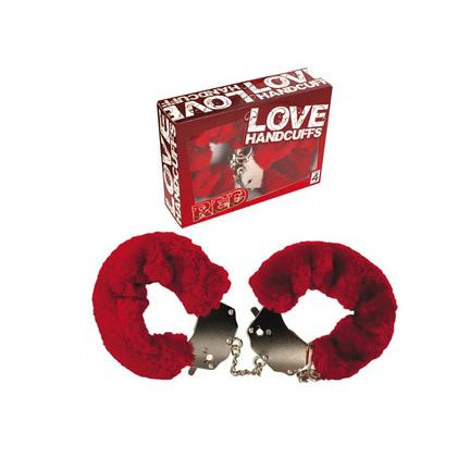 Toyz 4 Lovers Love Handcuffs, красные (4892503058369) - зображення 1