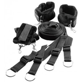   Dream toys Blaze Luxury Fetish Bed Restraint Set, черный (8719632677093)