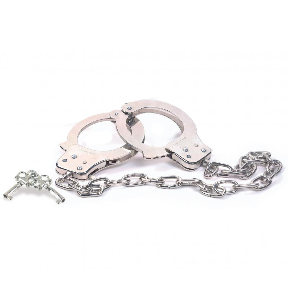 NMC Наручники Chrome Hand Cuffs With Extended Chain (4892503055955) - зображення 1