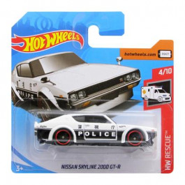   Hot Wheels Nissan Skyline 2000 GT-R Rescue 1:64 FYC81 White