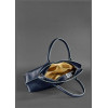 BlankNote Женская кожаная сумка  Midi BN-BAG-24-navy-blue Темно-синяя - зображення 7