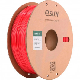   Esun ePETG+HS Filament (пластик) для 3D принтера  1кг, 1.75мм, червоний (ePETG+HS-175SR1)