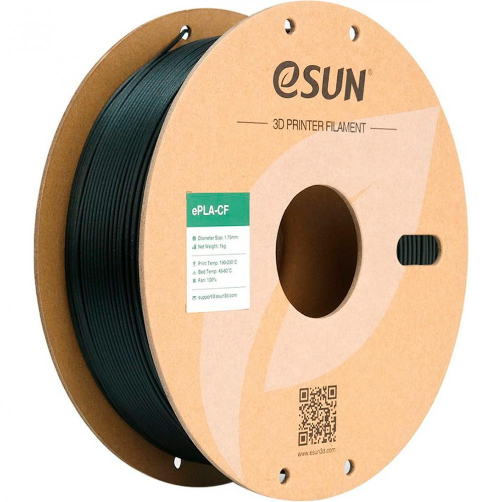 Esun ePLA-CF Filament (пластик) для 3D принтера  1кг, 1.75мм, зелений (ePLA-CF-P175G1) - зображення 1