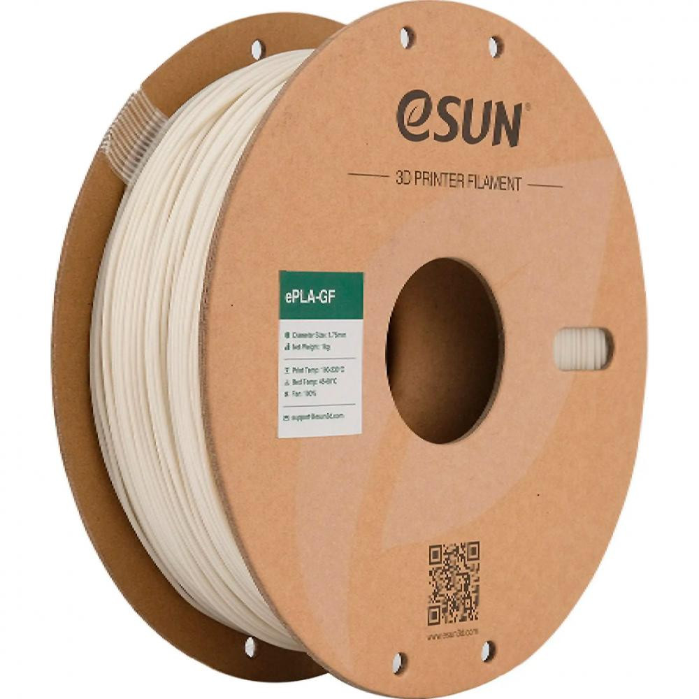 Esun ePLA-GF Filament (пластик) для 3D принтера  1кг, 1.75мм, натуральний (ePLA-GF-P175N1) - зображення 1