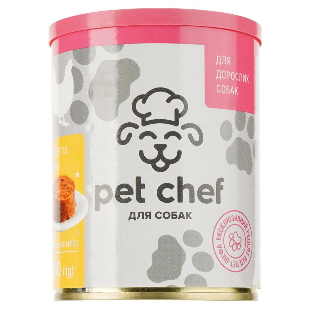 Pet Chef паштет з куркою 360 г (4820255190242) - зображення 1