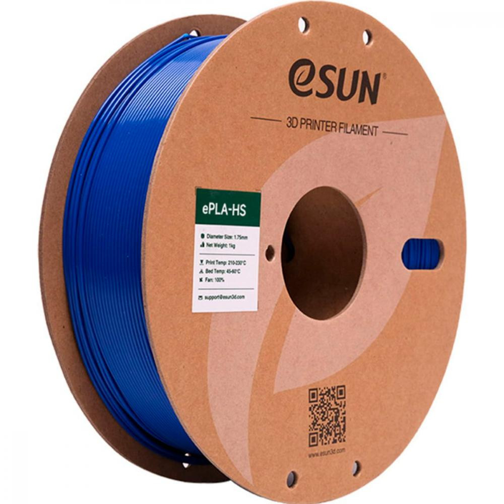 Esun ePLA Plus HS Filament (пластик) для 3D принтера  1кг, 1.75мм, синій (EPLA+HS-P175U1) - зображення 1