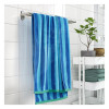 IKEA SLANHOSTMAL Рушник банний блакитний/блакитний в смужку 100х150 см (205.760.39) - зображення 4