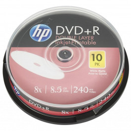 HP DVD+R 8.5 GB 8X DL IJ Print 10pcs/spindle (69306/DRE00060WIP-3)