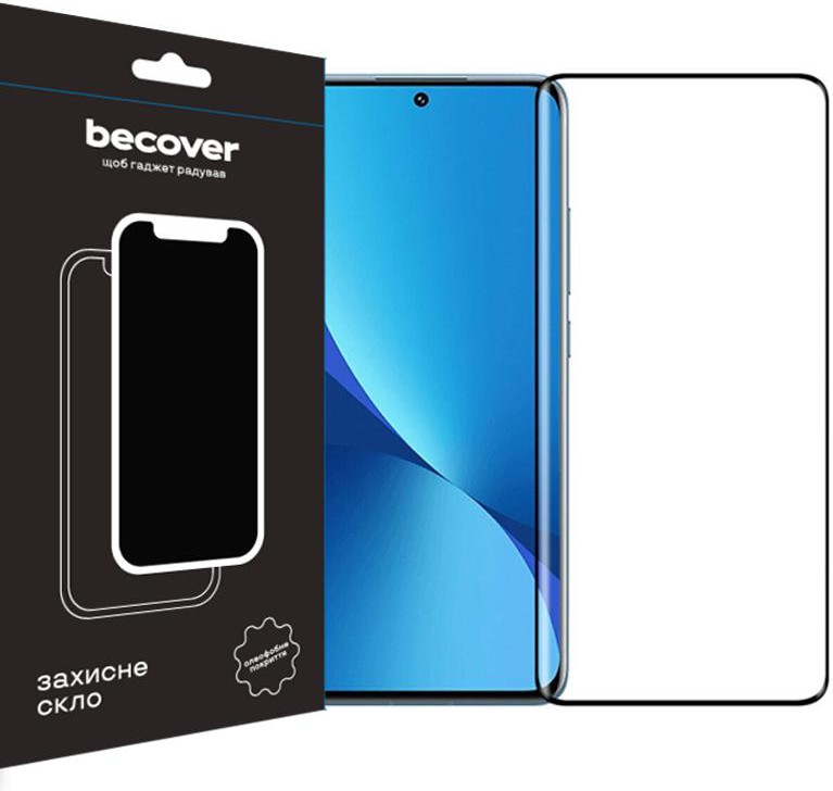 BeCover Захисне скло  для Xiaomi Redmi 13 Black (711524) - зображення 1