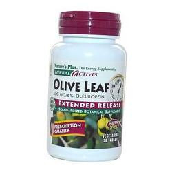   Nature's Plus Экстракт Оливковых листьев, Herbal Actives Olive Leaf Extended Release, Nature's Plus 30вегтаб (7137