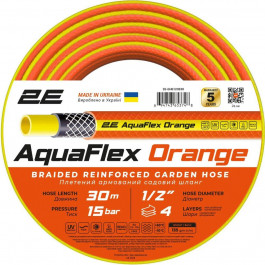   2E AquaFlex Orange 1/2" 4 шари 30 м (2E-GHE12OE30)