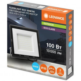   LEDVANCE Прожектор  FL ECO 100W/765 230V BK (4099854230592)