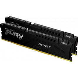   Kingston FURY 32 GB (2x16GB) DDR5 6000 MHz Beast Black (KF560C30BBK2-32)