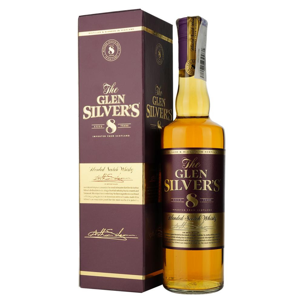 Glen Silver's Виски Blended Scotch 8 y.o 0.7 л 40% (8414771862811) - зображення 1