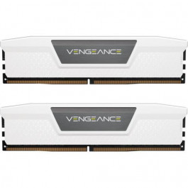   Corsair 32 GB (2x16GB) DDR5 5600 MHz Vengeance White (CMK32GX5M2B5600C40W)