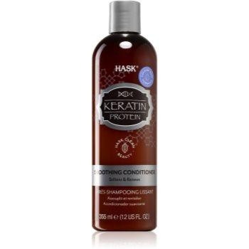 Hask Keratin Protein кондиціонер для розгладження волосся для пошкодженного,хімічним вливом, волосся 355  - зображення 1