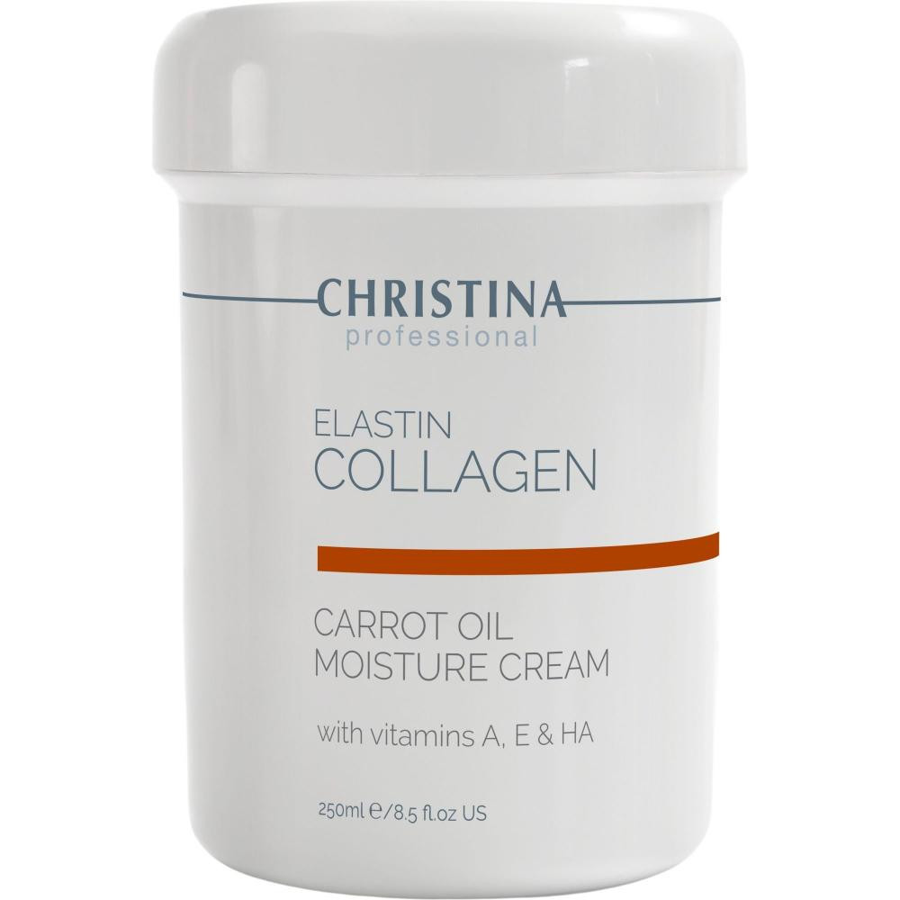 CHRISTINA Увлажняющий крем для сухой кожи  Elastin Collagen Carrot Oil Moisture Cream with Vitamins A, E & HA  - зображення 1