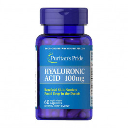   Puritan's Pride Hyaluronic Acid 100 mg 60 капс