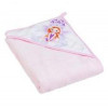 TEGA BABY Рушник для купання Принцеса, рожевий, 100x100 см (5902963008626) - зображення 1