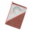 TEGA BABY Рушник з капюшоном  Метео 100 х100 см Рожевий (ME-008-123) - зображення 1