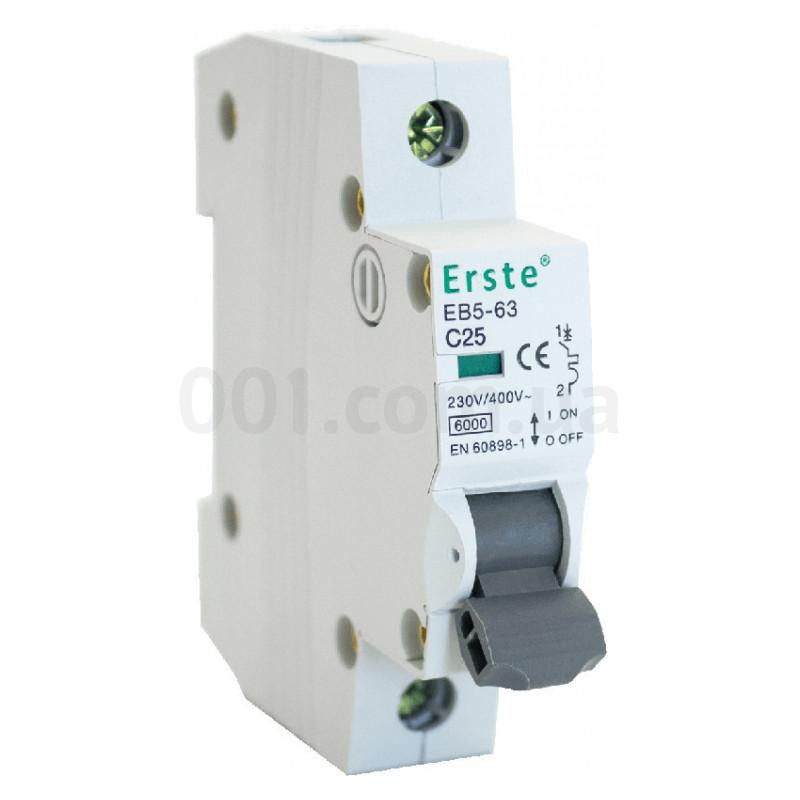 Erste Electric EB5-63 6кА 1P C25 (EB5-63 1P 25A) - зображення 1