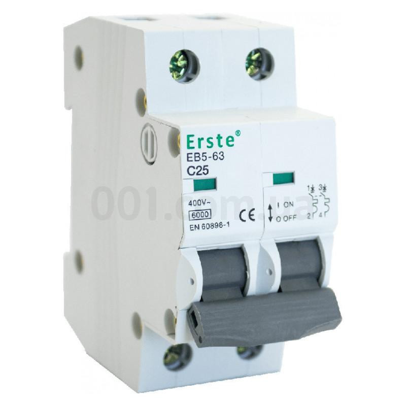 Erste Electric EB5-63 6кА 2P C25 (EB5-63 2P 25A) - зображення 1