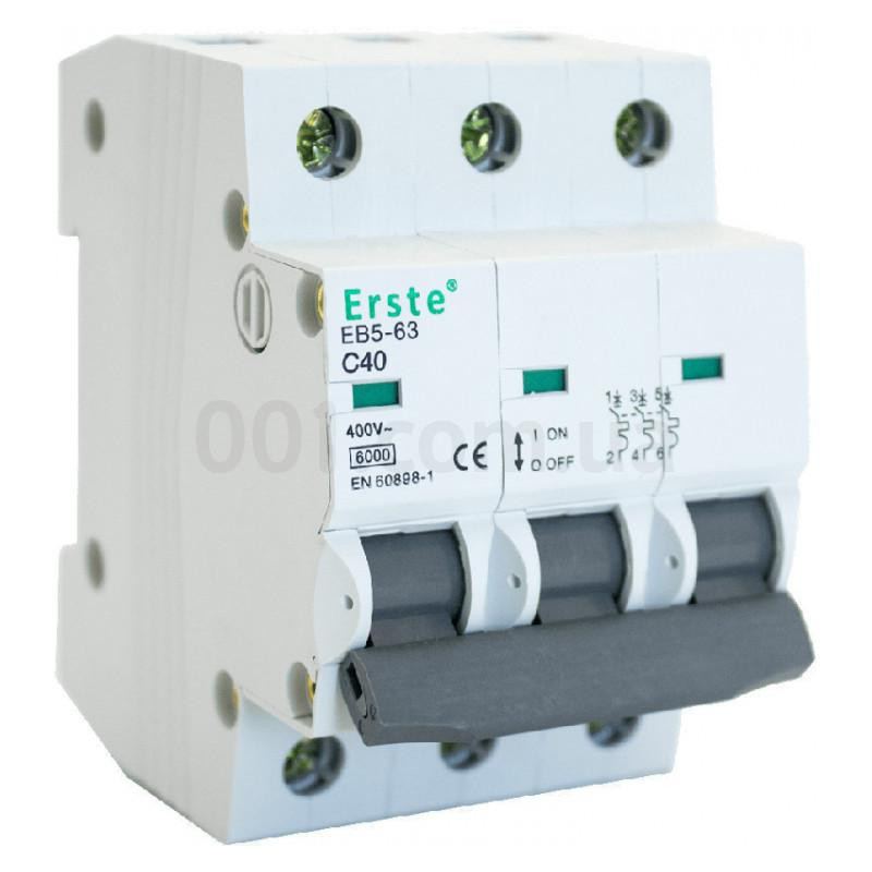 Erste Electric EB5-63 6кА 3P C40 (EB5-63 3P 40A) - зображення 1