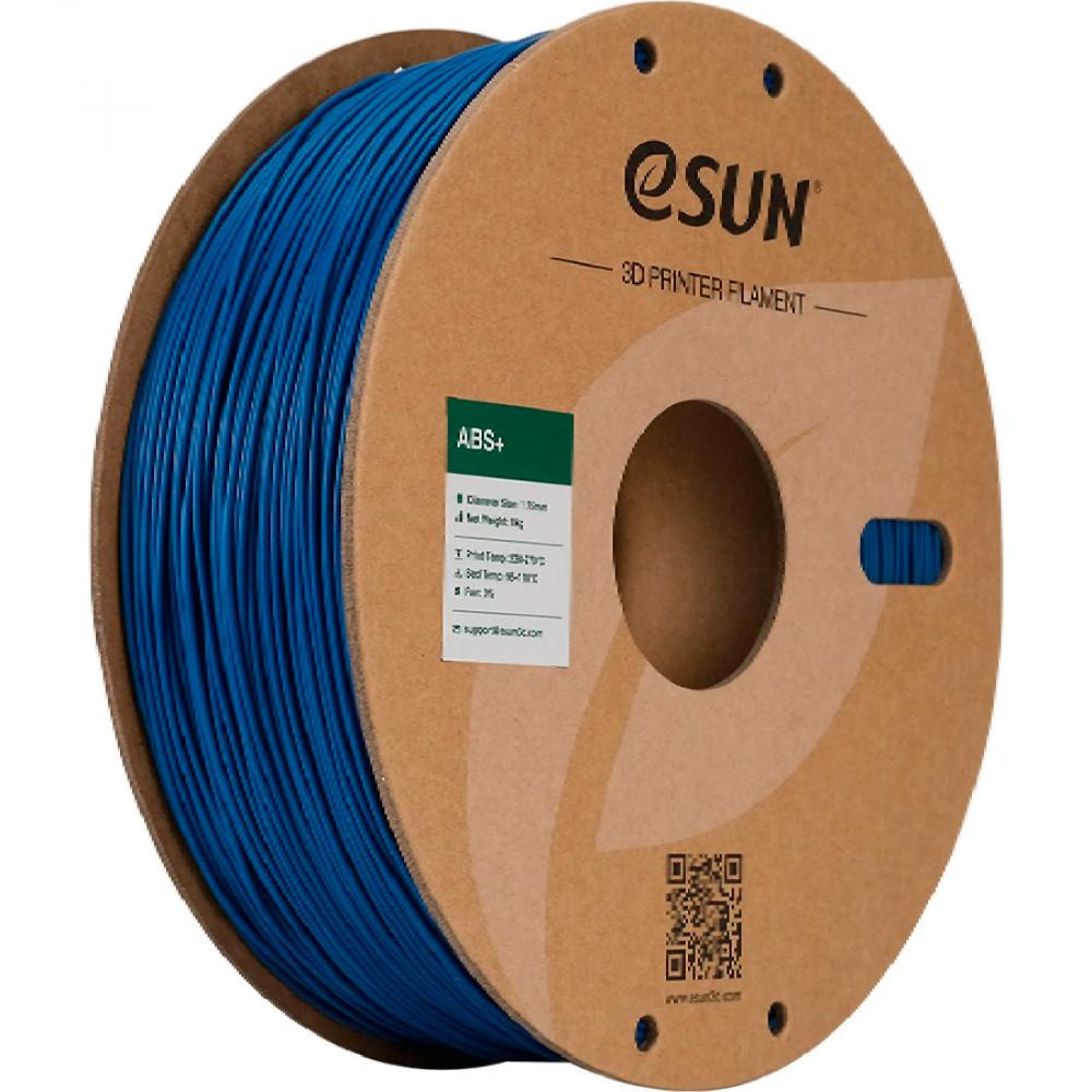 Esun ABS Plus Filament (пластик) для 3D принтера  1кг, 1.75мм, синій (ABS+175U1) - зображення 1