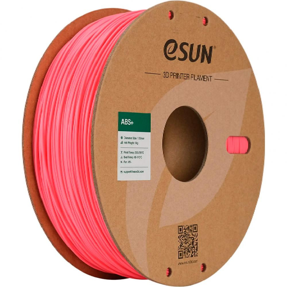 Esun ABS Plus Filament (пластик) для 3D принтера  1кг, 1.75мм, рожевий (ABS+175P1) - зображення 1