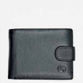 Weatro Чоловічий шкіряний гаманець  12 х 9 х 3 см Чорний wtro-nw-168-33-06