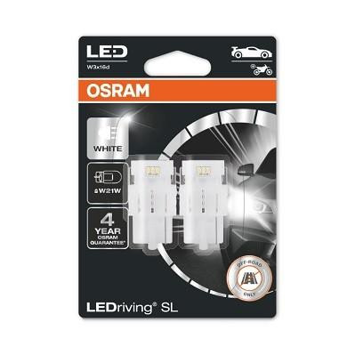 Osram W21W 12V 2W W3X16D, 2шт (7505DWP-02B) - зображення 1