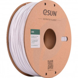   Esun ABS Filament (пластик) для 3D принтера  1кг, 1.75мм, холодний білий (ABS-175CW1)