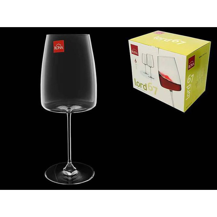 RONA Набір бокалів для вина Lord 670 мл 6 шт. (7023-0-670) - зображення 1