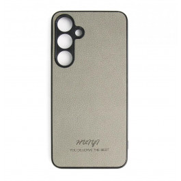   Huryl Leather Case Samsung Galaxy S24+ Gray