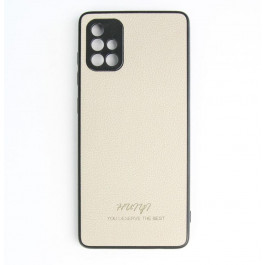   Huryl Leather Case Samsung Galaxy A71 4G Cream