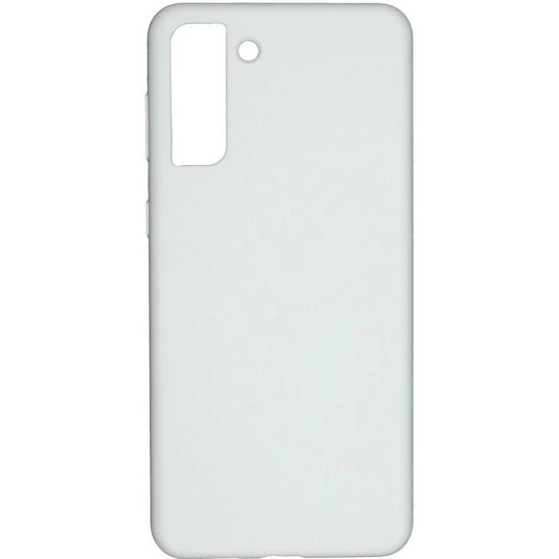 Epik Чохол  Silicone Case для Samsung Galaxy S21+ White - зображення 1