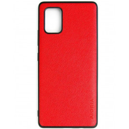   AIORIA Cross Pattern Case для Samsung Galaxy A71 5G Red