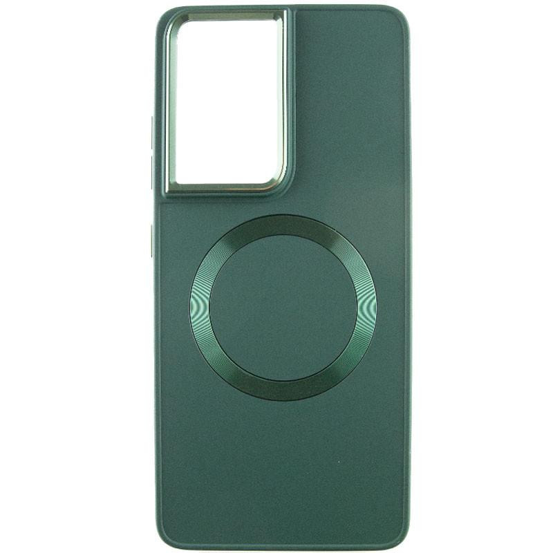 Epik Чохол TPU Bonbon Metal Style with MagSafe для Samsung Galaxy S24 Ultra Army Green - зображення 1