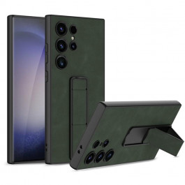   GKK Skin-Feel Matte Case Foking Kickstand для Samsung Galaxy S24 Ultra Green