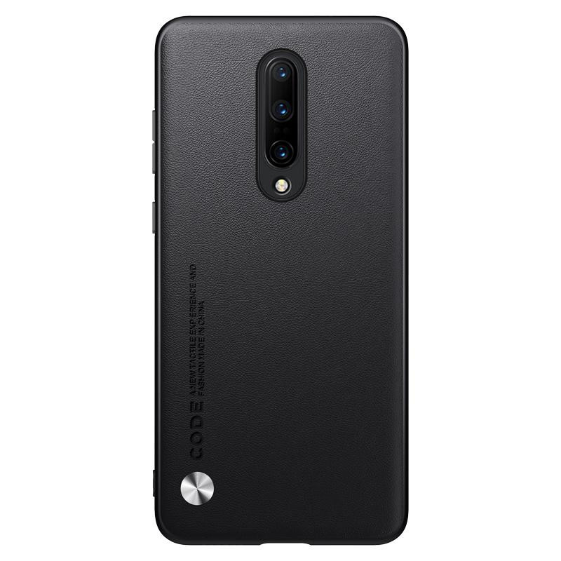 Code Tactile Experience Leather Case для OnePlus 6T Black - зображення 1