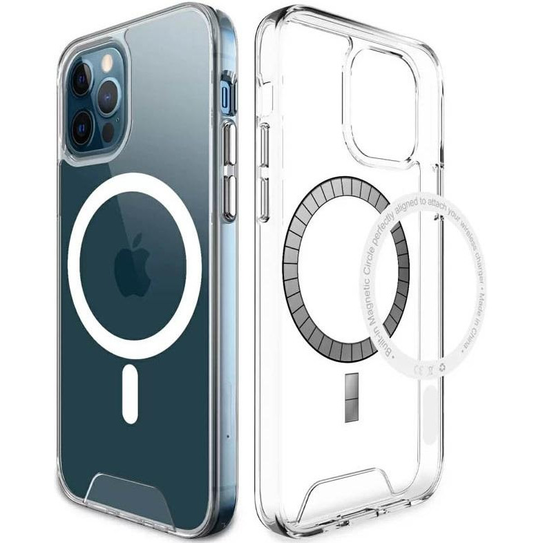 Epik TPU Space Case with MagSafe для iPhone 14 Pro Transparent - зображення 1