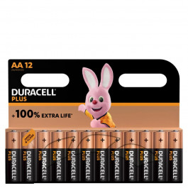   Duracell AA bat Alkaline 12шт Plus 5000394140967