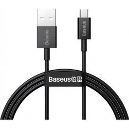   Baseus USB to Micro USB Superior Series 2m Black (CAMYS-A01)