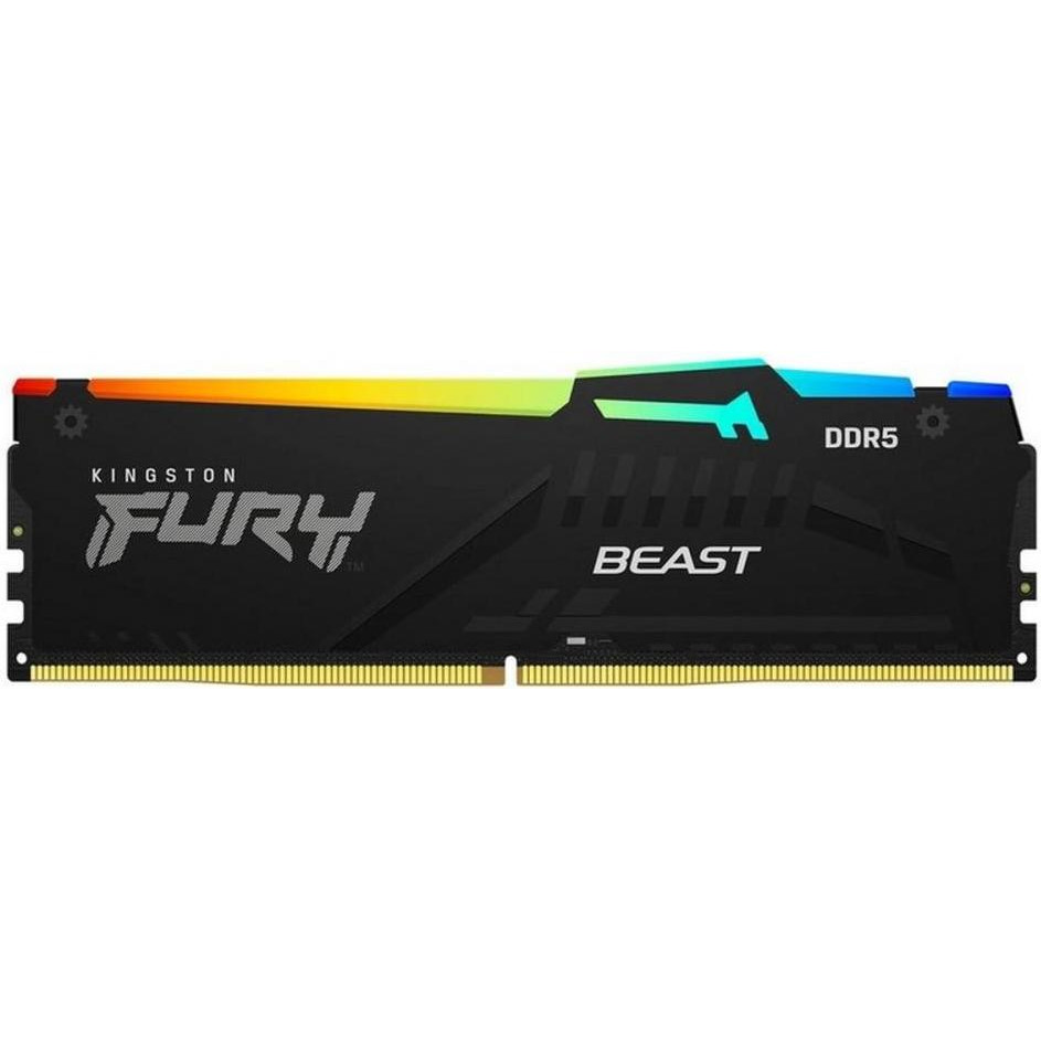 Kingston FURY 16 GB DDR5 5600 MHz FURY Beast RGB (KF556C36BBEA-16) - зображення 1