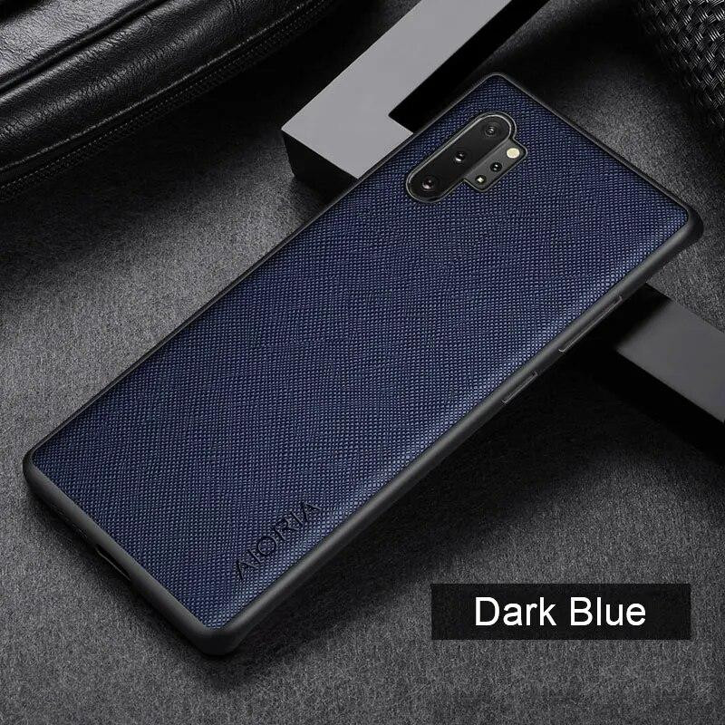 AIORIA Cross Pattern Case для Samsung Galaxy Note 10+ Blue - зображення 1