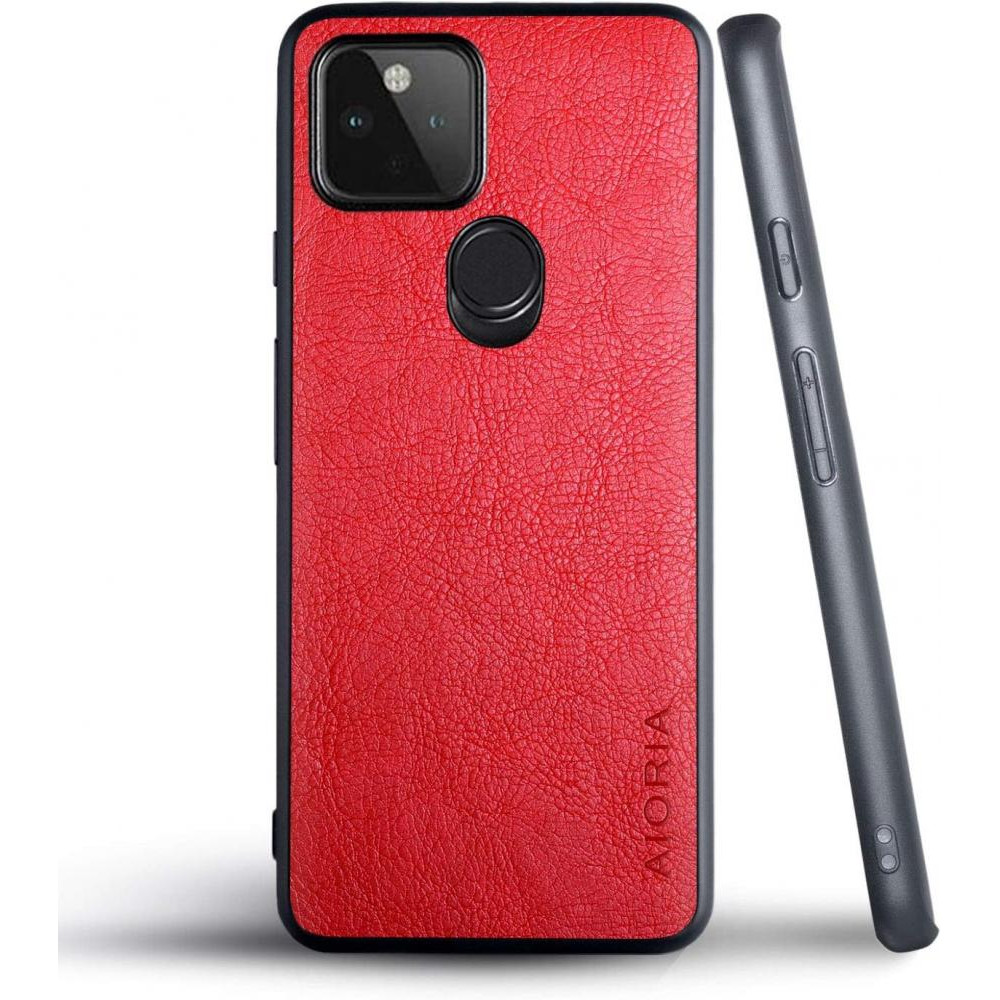 AIORIA Cross Pattern Case для Google Pixel 4a Red - зображення 1